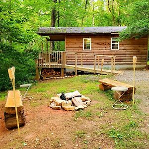 Lil' Log At Hearthstone Cabins And Camping - Pet Friendly Villa Helen Exterior photo