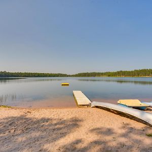 Bright Minong Vacation Rental On Little Sand Lake! Exterior photo