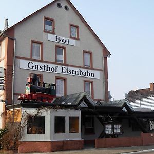 Hotel-Gasthof-Destille-Eisenbahn Mosbach  Exterior photo