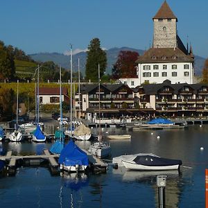 Hotel-Restaurant Seegarten-Marina Spiez Exterior photo