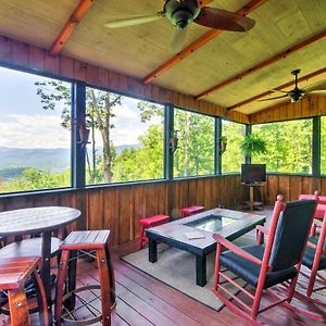 Woodsy Bryson City Cabin With Smoky Mountain Views! Exterior photo