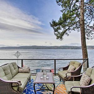 Beautiful Home On Hood Canal With Hot Tub And Dock! Belfair Exterior photo