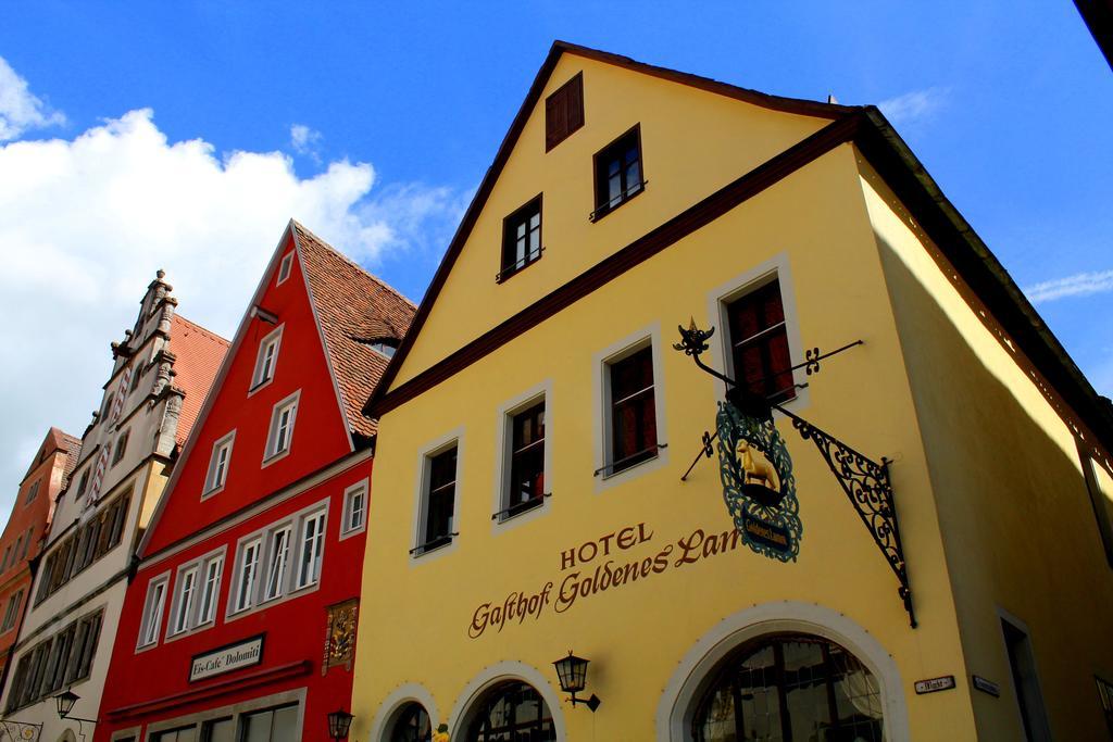 Hotel Goldenes Lamm Rothenburg ob der Tauber Exterior photo
