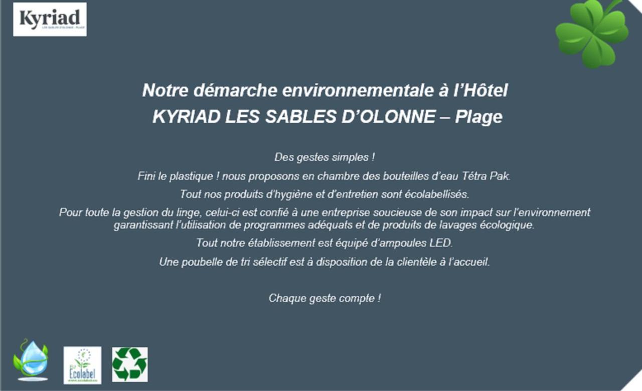 Kyriad Prestige Les Sables D'Olonne - Plage - Centre Des Congres Exterior photo