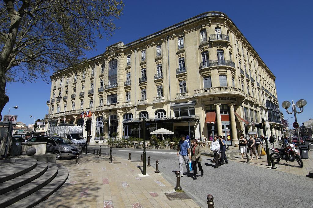 Hotel Du Soleil Le Terminus Carcassonne Exterior photo