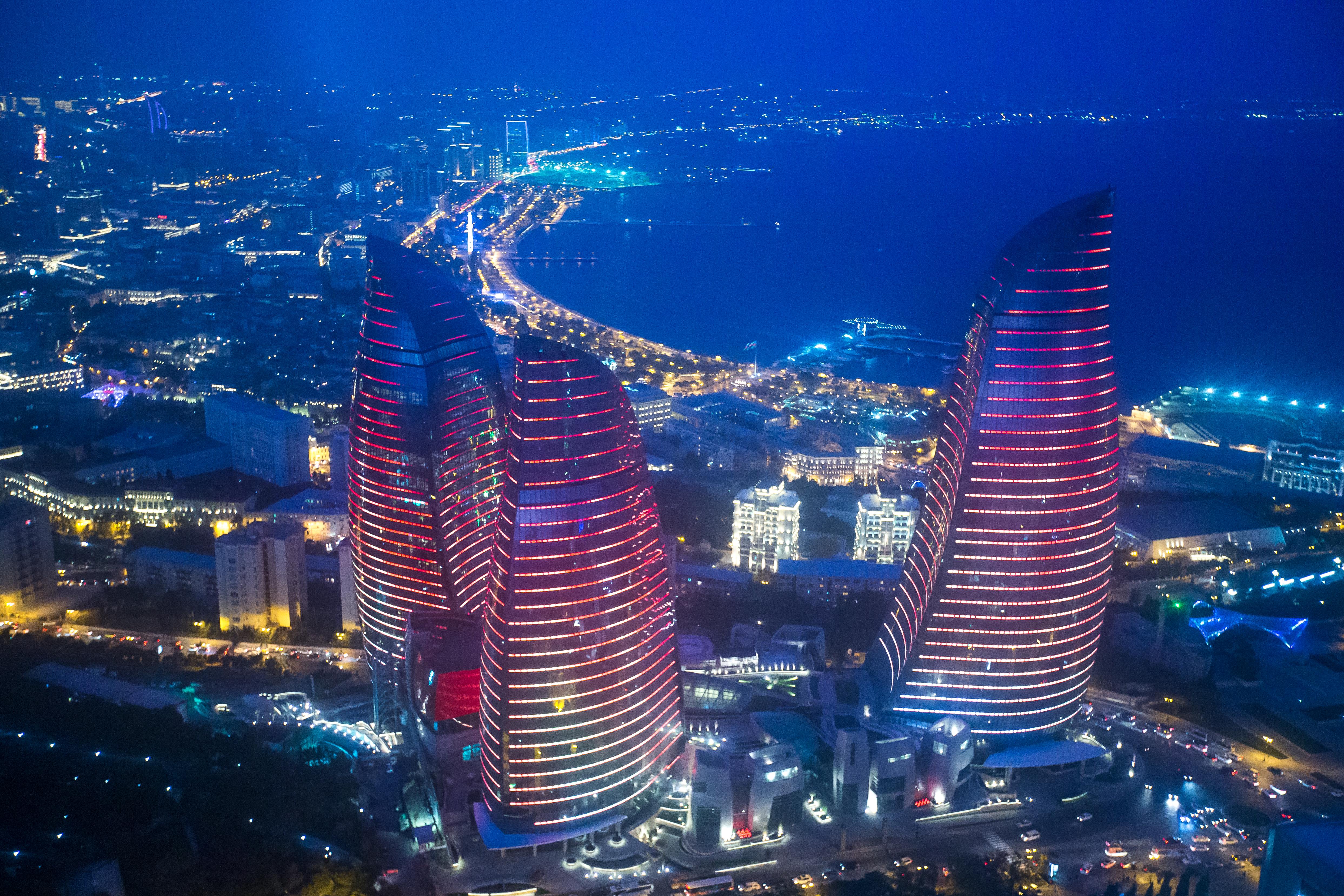 Fairmont Baku, Flame Towers Hotel Exterior photo