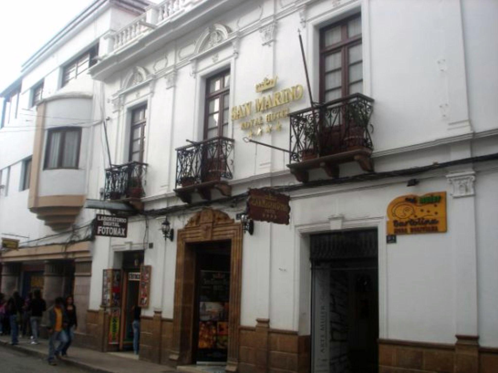 San Marino Royal Hotel Sucre Exterior photo