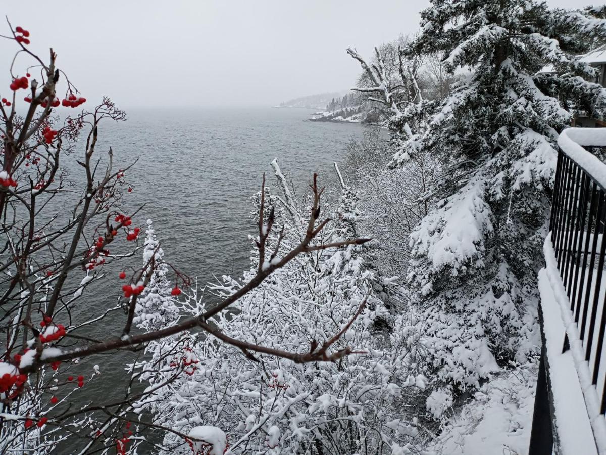 Cliff Dweller On Lake Superior Tofte Exterior photo