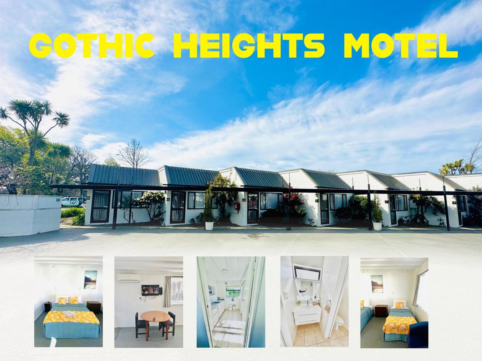 Gothic Heights Motel Christchurch Exterior photo