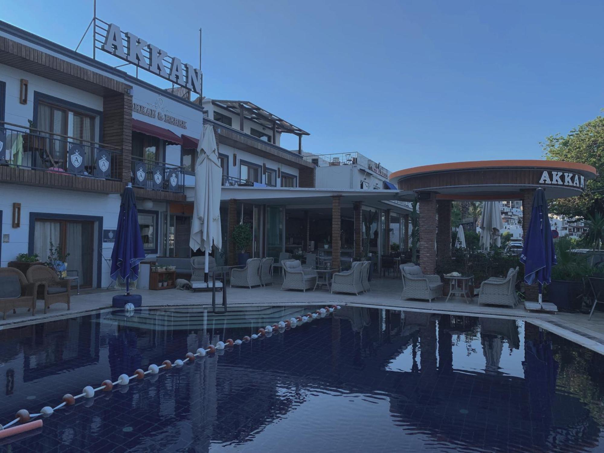 Akkan Beach Hotel Bodrum Exterior photo