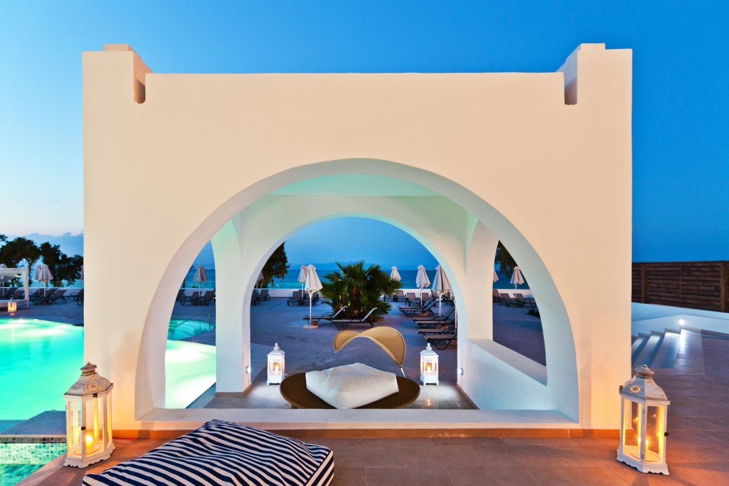 Oceanis Beach & Spa Resort Psalidi  Exterior photo