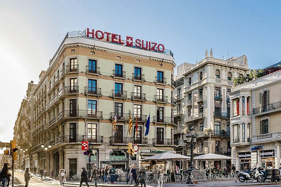 Hotel Suizo Barcelona Exterior photo