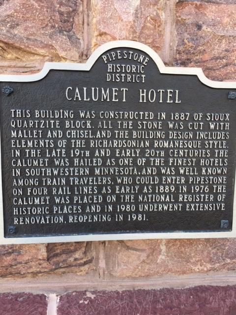 Historic Calumet Inn Pipestone Exterior photo