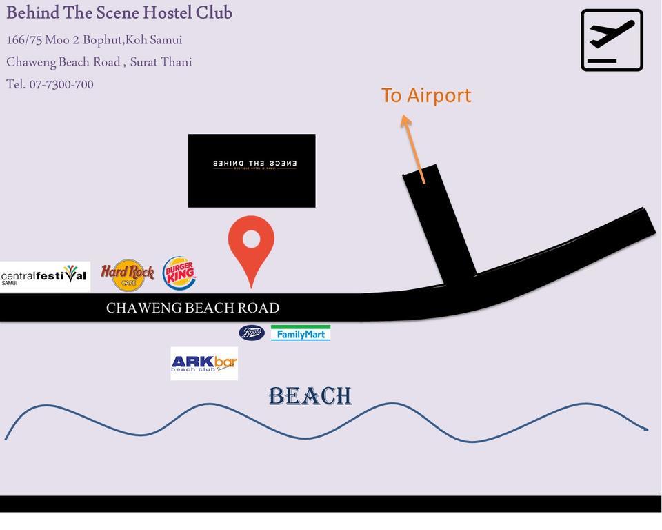 Behind The Scene Hotel Club @ Samui Chaweng  Exterior photo