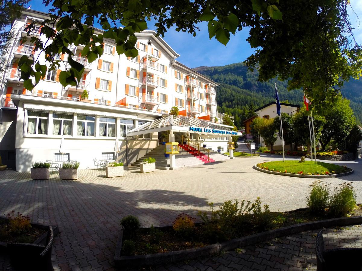 Hotel Les Sources Des Alpes Leukerbad Exterior photo