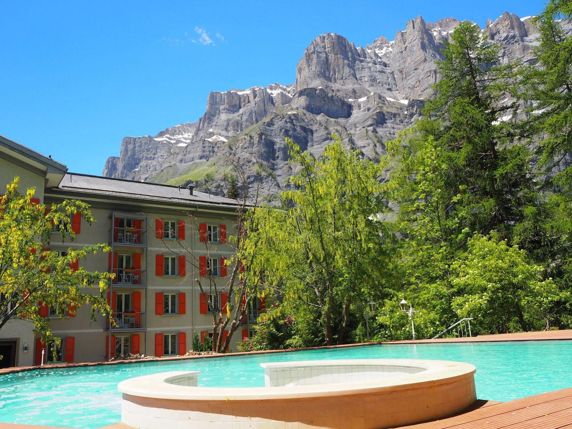 Hotel Les Sources Des Alpes Leukerbad Exterior photo