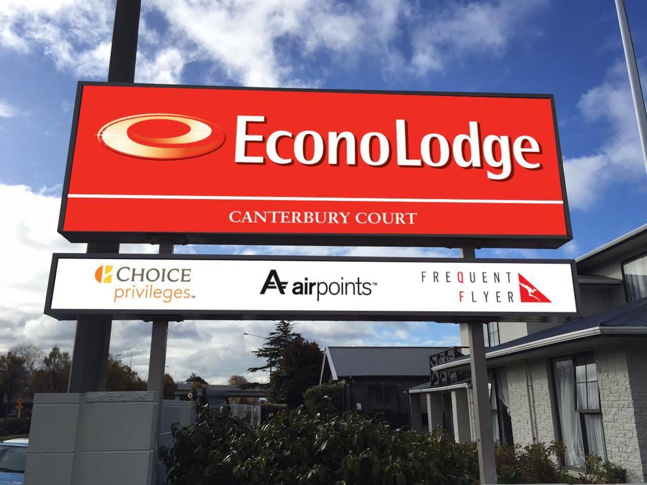 Econo Lodge Canterbury Court Motel Christchurch Exterior photo