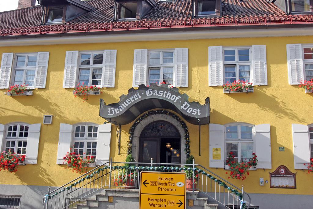 Brauerei-Gasthof Hotel Post Nesselwang Exterior photo
