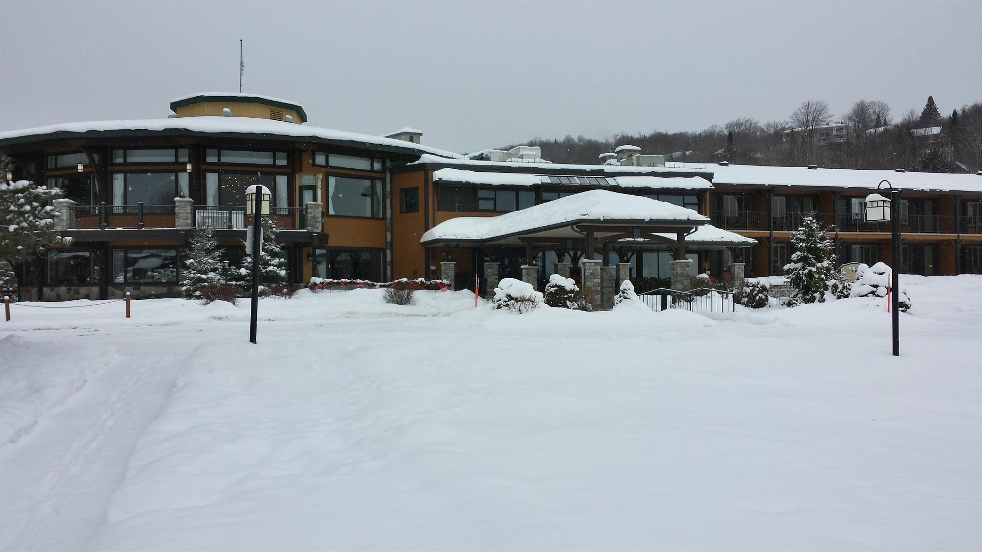 Le Manoir Du Lac Delage Stoneham Exterior photo