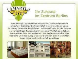 Amaryl City-Hotel Am Kurfurstendamm Berlin Exterior photo
