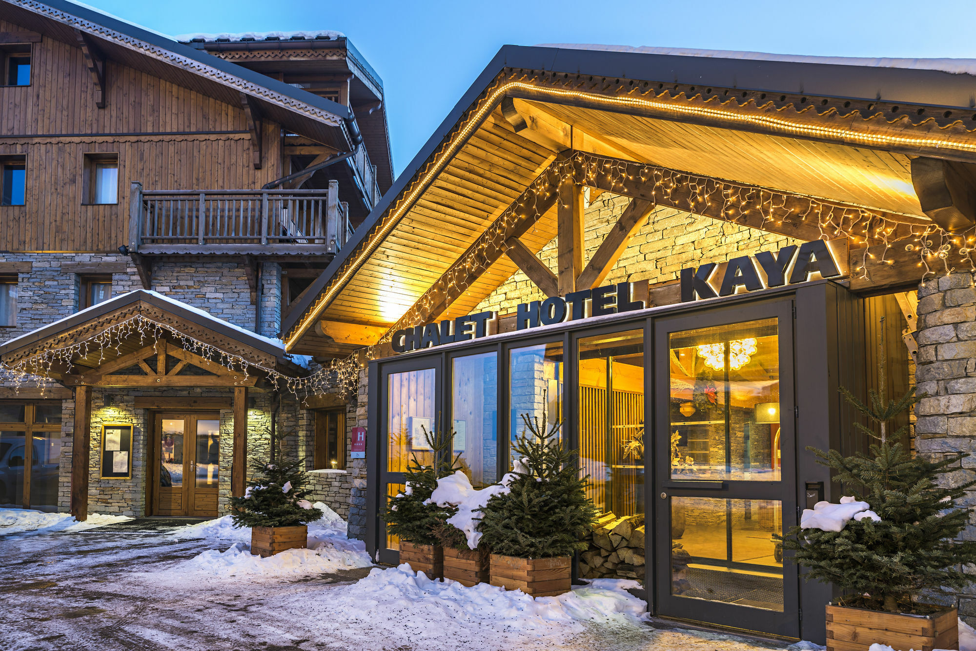 Chalet Hotel Kaya Saint-Martin-de-Belleville Exterior photo
