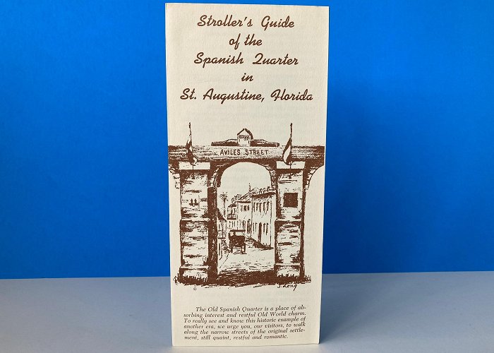 Spanish Quarter Stroller's Guide of the Spanish Quarter in St. Augustine - Etsy ... photo