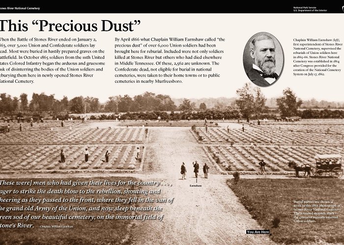 Stones River National Cemetery This "Precious Dust" Wayside - Stones River National Battlefield ... photo