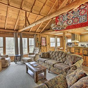 Rustic River View Cabin With Fire Pit, Games And Grill Houghton Lake Exterior photo