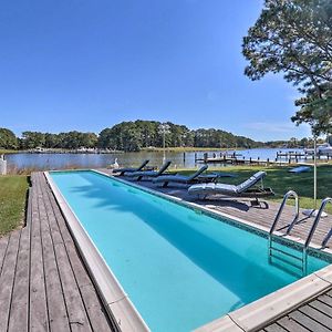 Grasonville Home With Private Pool On The Water Exterior photo