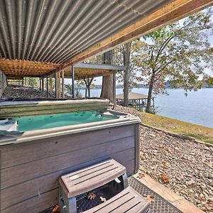Lakefront Hot Springs Home With Hot Tub And Dock! Exterior photo