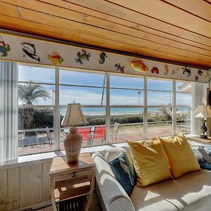 Lotts Of Sun - Beachfront, Pet-Friendly, Single Family Home, Quiet, Gorgeous Sunsets From Patio! Panama City Beach Exterior photo