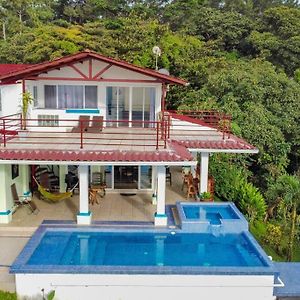 Villa La Vista Of Panama City And Magestical Mountains From Infinity Pool Cerro Azul Exterior photo