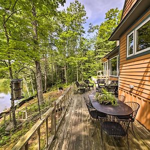 Beautiful Embden Pond Cabin With Dock And Kayaks! Villa Exterior photo