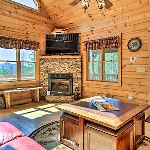 Bryson City Cabin Rental With Mountain View, Hot Tub Exterior photo