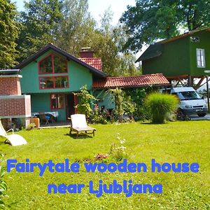 Fairytale Wooden House By Ljubljana Villa Grosuplje Exterior photo