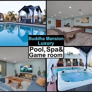 Buddha Mansion Luxury Resort - 8Br Modern, Hottub, Huge Pool, Sauna, Bbq Grill, Game Room Las Vegas Exterior photo