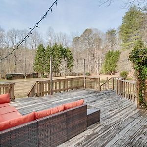 Charming Cabin With Fire Pit And Decks About 7 Mi To Helen Villa Sautee Nacoochee Exterior photo