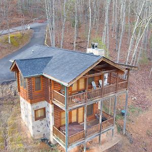 Private Smoky Mountain Luxury Log Home With 2 Decks & 2 Fireplaces & Hot Tub! Sevierville Exterior photo