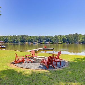 Lakefront Eatonton Escape With Dock And Fire Pit! Exterior photo