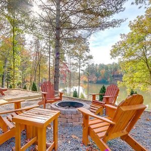Waterfront Ellijay Retreat - Fire Pit And Lake Views Exterior photo