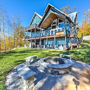 Panoramic Mtn Views Hottub Fire Pit Near Asheville Swiss Exterior photo