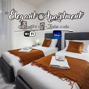 [Elegant Apartment] Airport 5min • A/C • Disney+ Genoa Exterior photo