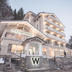 Hotel Le White - Le 42 Restaurant Champery Exterior photo