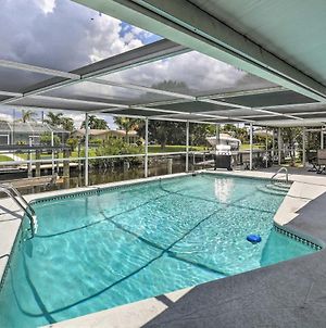 Canalfront Home With Dock And Pool 5 Mi To Ft Myers! North Fort Myers Exterior photo