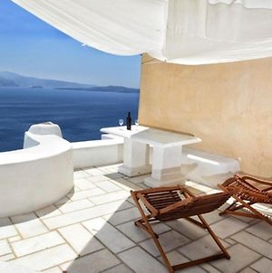 Elegant Santorini House Villa Bliss Caldera View-Outdoor Hot Tub Oia Tholos  Exterior photo