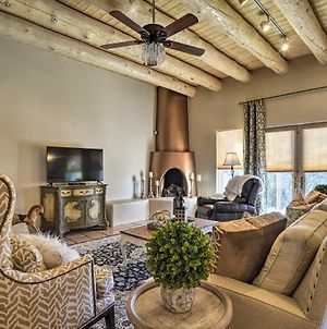 Adobe Retreat In Santa Fe With Deck And Mountain Views Villa Agua Fria Exterior photo