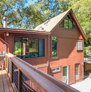 Tree Fort! Redwoods! Hot Tub!! Fire Table!! Google Smart Home!! Fast Wifi!! Dog Friendly! Guerneville Exterior photo