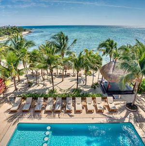 Playa Aventura Villa Sleeps 20 With Pool And Air Con Tancah Exterior photo