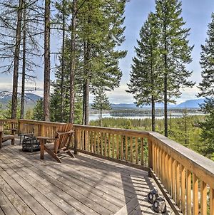 Hand-Crafted Cabin With Whitefish Lake Views! Exterior photo