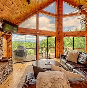 Blue Vista, Breathtaking Mtn Views, 3 Fireplaces, Hot Tub, Games, 10 Min From Dt Blue Ridge! Villa Exterior photo